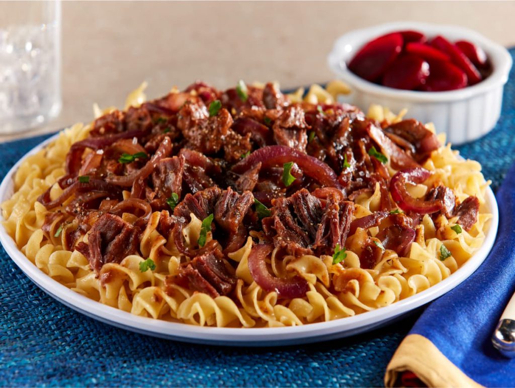 bavarian beef and noodles