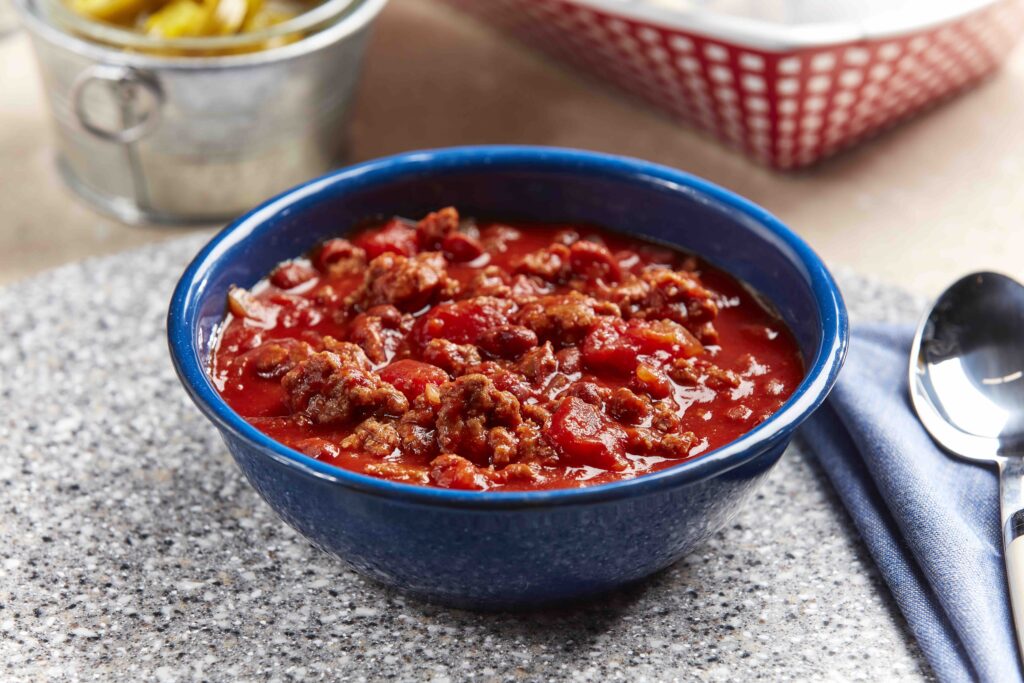 chili with ground beef recipe