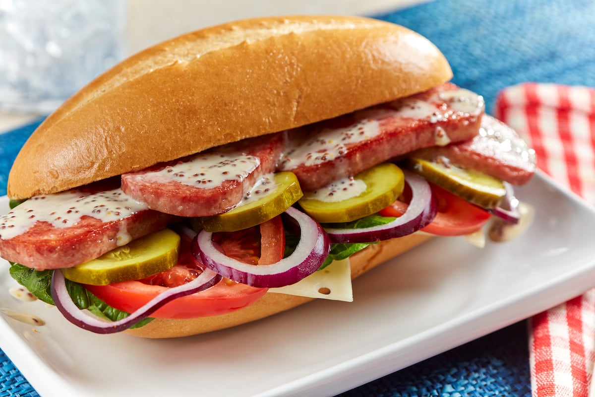 Summer Sandwich with Luncheon Meat Recipe