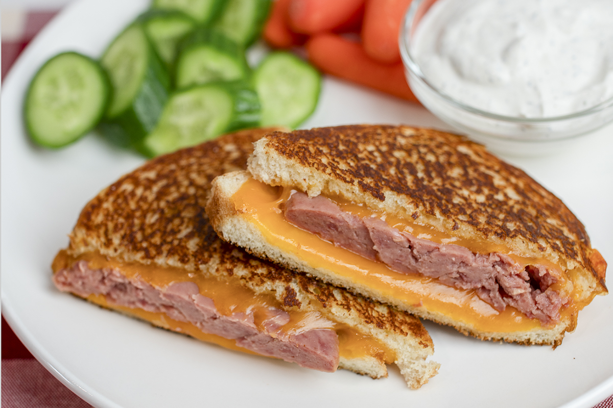 luncheon meat grilled cheese