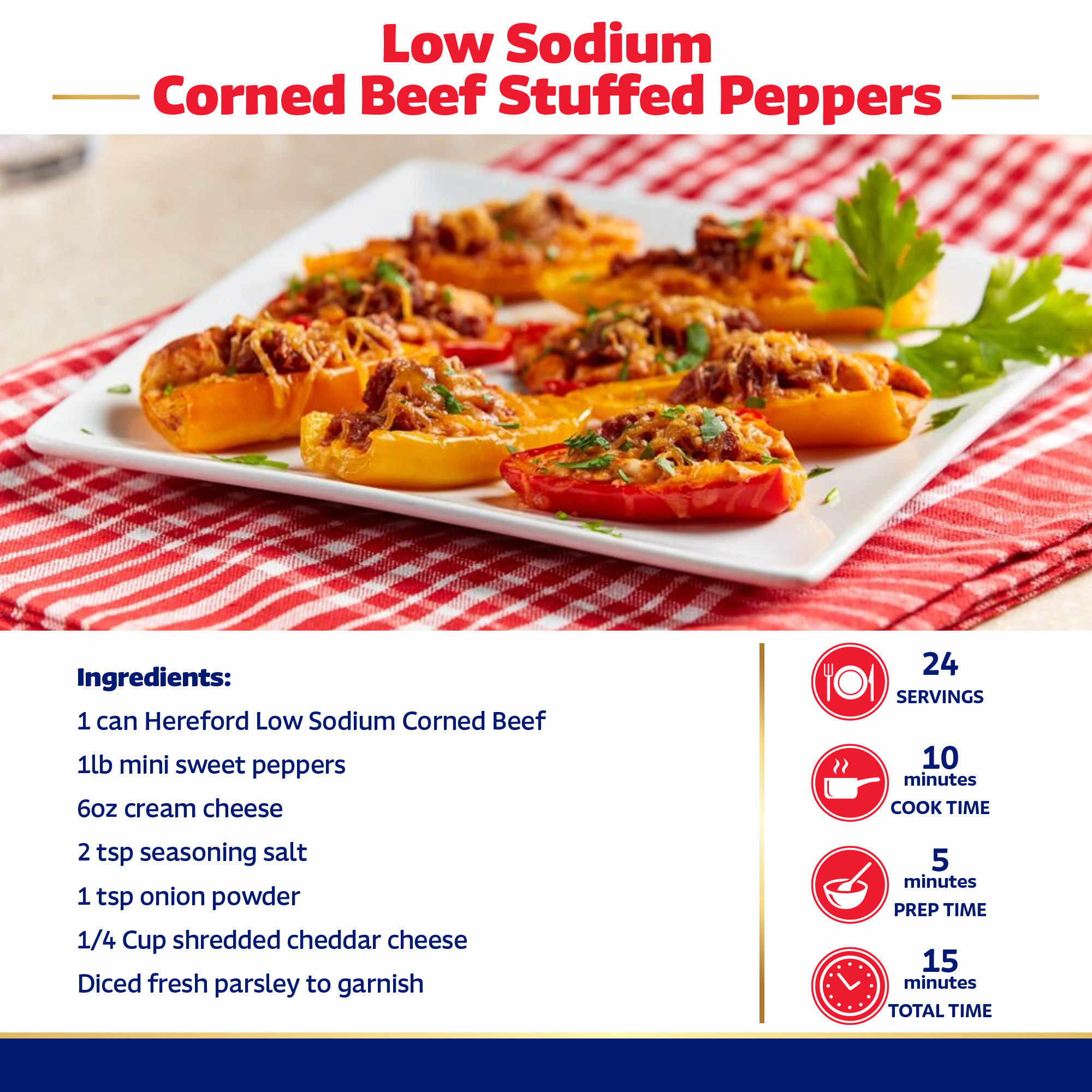 Corned Beef Low Sodium 14.1oz, 2.1OZ for free – Hereford Foods